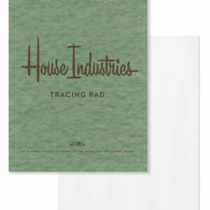 House Industries Tracing Pad