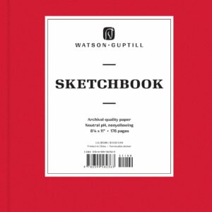 Large Sketchbook (Ruby Red)