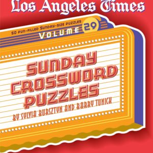 Los Angeles Times Sunday Crossword Puzzles, Volume 29
