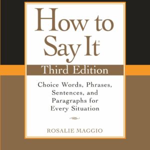 How to Say It, Third Edition