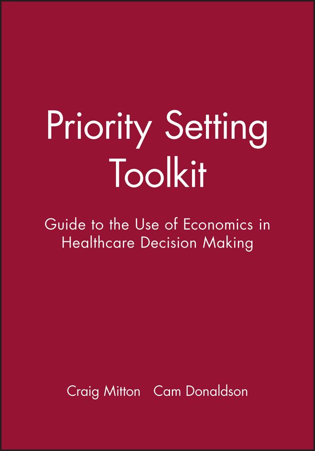 Priority Setting Toolkit 9780727917362 Gangarams
