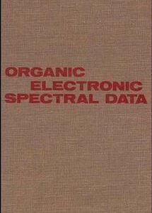 Organic Electronic Spectral Data, Volume 28, 1986