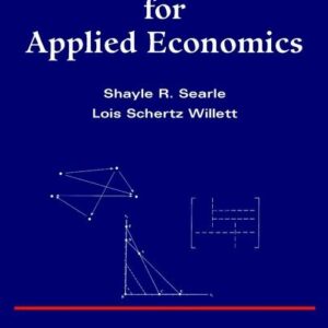 Matrix Algebra for Applied Economics
