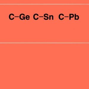 The Chemistry of Organic Germanium, Tin and Lead Compounds