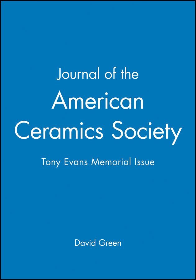 Journal of the American Ceramics Society