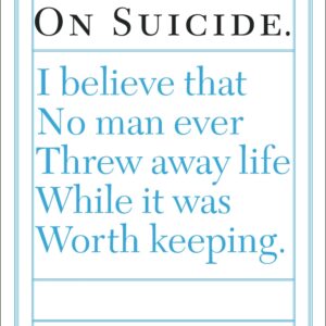 On Suicide