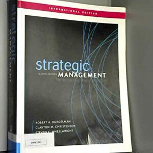 Strategic Management Of Technology And Innovation