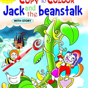 COPY TO COLOUR WITH STORY JACK AND THE BEANSTALK