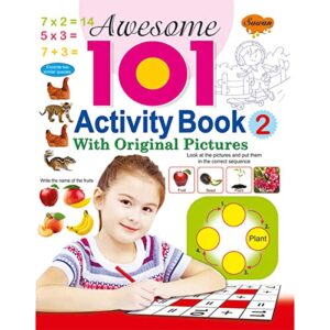 AWESOME 101 ACTIVITY BOOK WITH ORIGINAL PICTUERES 2