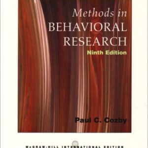 Methods In Behavioral Reasearch