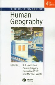 The Dictionary Of Human Geography