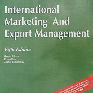 International Marketing And Export Management