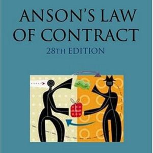 Ansons Law Of Contract