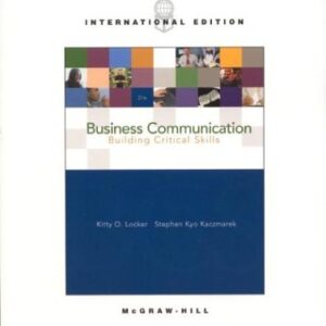 Business Communication Building Critical Skills
