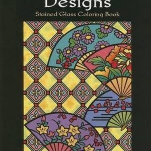 Japanese Designs Stained Glass Coloring Book