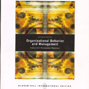 Organizational Behavior And Management