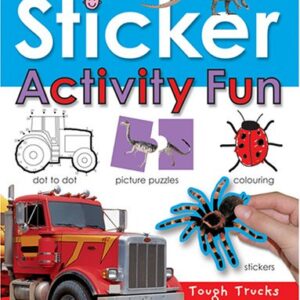 Sticker Activity Fun Trucks Bugs Dinosaurs