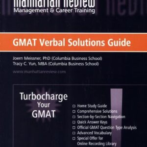 Manhattan Turbocharge Your Gmat Verbal Solutions