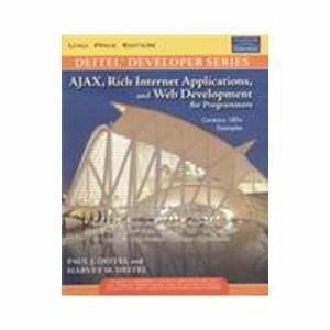 Ajax Rich Internet Application And Web Development For Programmers