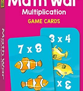 Math War Multiplication Game Cards