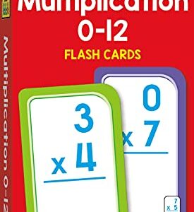 Multiplication 0 12 Flash Cards