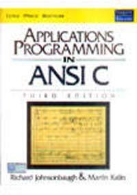 Applications Programming In Ansi C Third Edition