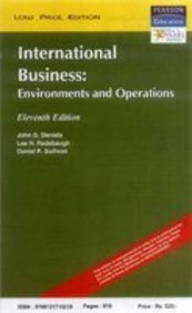 International Business Environments And Operations
