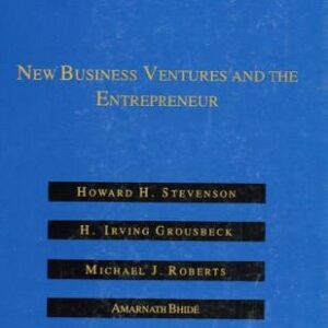 New Business Ventures And The Entrepreneur
