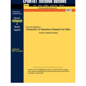 Introduction Operations Research Concepts And Cases