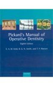 Pickards Manual Of Operative Dentistry Eighth Edition