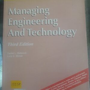 Managing Engineering And Technology