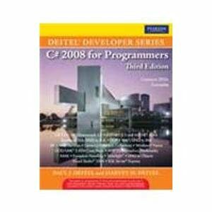 C# 2008 For Programmers Third Edition