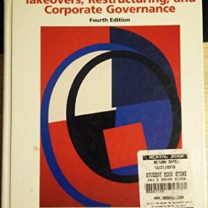 Takeovers Restructuring And Corporate Governance