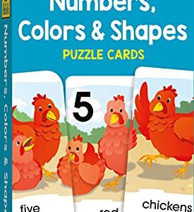 Numbers Colors & Shapes Puzzle Cards
