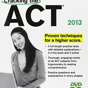 PRINCETON REVIEW CRACKING THE ACT WITH DVD 2013