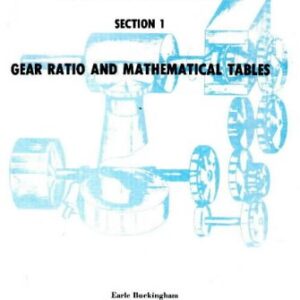Manual Of Gear Design Section 1 Gear Ratio And Mathematical Tables