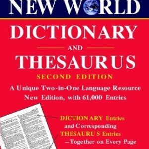 WEBSTER NEWORLD DICTIONARY AND THESAURUS