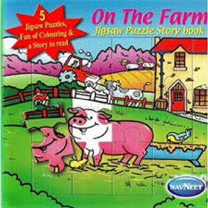 On The Farm Jigsaw Puzzle Story Book