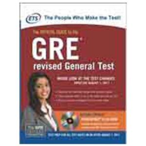 Official Guide To The Gre Revised General Test