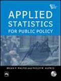 Applied Statistics For Public Poliey