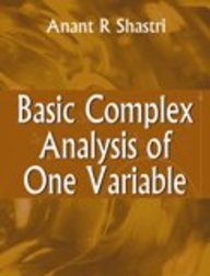 Basic Comlex Analysis Of One Variable