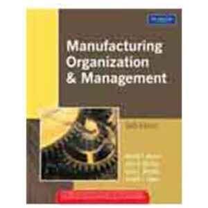 Manufacturing Organisation And Management