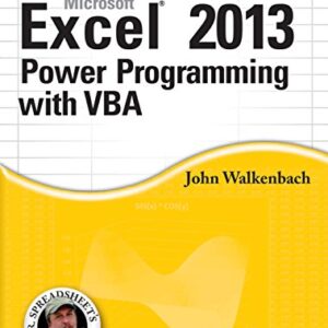 Microsoft Excel 2013 Power Programming With Vba