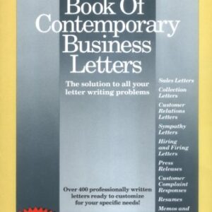 The Complete Book Of Contemporary Business Letters