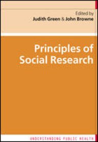 Principles Of Social Research