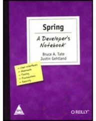 Spring A Developers Notebook