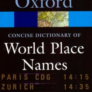 Oxford Concise Dictionary Of World Place Names