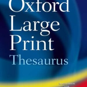 Paperback Oxford Large Print Thesaurus