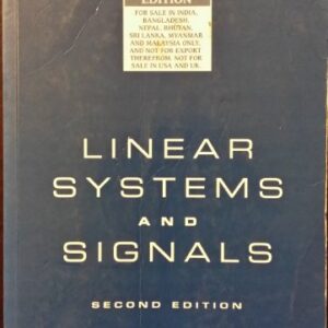 Linear Systems And Signals