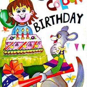 Copy To Colour Birthday